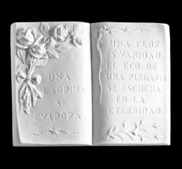SYNTHETIC MARBLE ENGRAVING BOOK